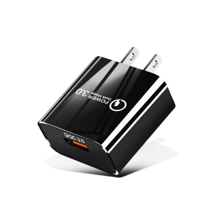 미니 QC3.0 USB 18W 모바일폰 태블릿 범용 고속 충전기, US 플러그, US 플러그