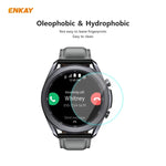 ENKAY 햇-프린스 0.2mm 9H 2.15D 곡면 엣지 강화유리 스크린 보호 필름, 삼성 갤럭시 워치 3 45mm용, 삼성 갤럭시 워치 3 41mm용