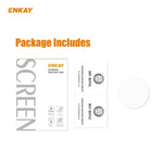 ENKAY 햇-프린스 0.2mm 9H 2.15D 곡면 엣지 강화유리 스크린 보호 필름, 삼성 갤럭시 워치 3 45mm용, 삼성 갤럭시 워치 3 41mm용