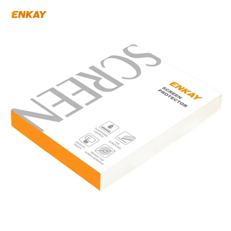 2개 세트 ENKAY 햇-프린스 0.2mm 9H 2.15D 곡면 엣지 강화유리 스크린 보호 필름, 삼성 갤럭시 워치 3 45mm용, 삼성 갤럭시 워치 3 41mm용