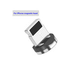 USB to 8핀 자석 흡착 컬러풀 스트리머 휴대폰 충전 케이블, 길이: 1m, 1m