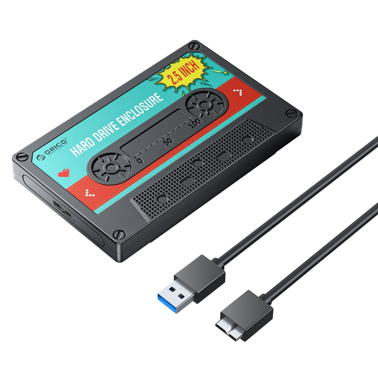 ORICO 2580U3 2.5인치 USB 3.0 SATA 하드 드라이브 인클로저 클래식 모바일 하드 디스크 박스, 2580U3