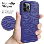 For iPhone 12 Pro Max Wave Pattern 3 in 1 Silicone+PC Shockproof Protective Case, For iPhone 12 Pro Max