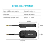 CSR8670 블루투스 5.0 무선 오디오 수신 및 송신 투인원 AptX AptxLL 지원 원드래그투, TX18
