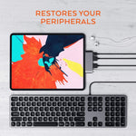 4 in 1 타입-C / USB-C to HDMI + AUX + USB + PD 타입-C / USB-C 허브 어댑터 다기능 HD 도크