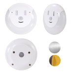 USB Charging Light & Human Body Sensing Control Smile Magnetic Night Light, Cold White Light, Warm white light