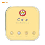 For Huawei Watch GT 2 46mm ENKAY Hat-Prince ENK-AC8202 Full Coverage PC Frosted Case + 9H Tempered Glass Protector