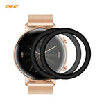 2개 ENKAY Hat-Prince 3D 풀 스크린 소프트 PC 엣지 + PMMA HD 화면 보호 필름, 화웨이 워치 GT 2 42mm용, 삼성 갤럭시 액티브 2 40mm용, 삼성 갤럭시 액티브 2 44mm용, 샤오미 미 밴드 4용, Fitbit Versa 2용