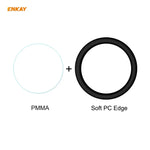 2개 ENKAY Hat-Prince 3D 풀 스크린 소프트 PC 엣지 + PMMA HD 화면 보호 필름, 화웨이 워치 GT 2 42mm용, 삼성 갤럭시 액티브 2 40mm용, 삼성 갤럭시 액티브 2 44mm용, 샤오미 미 밴드 4용, Fitbit Versa 2용