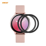 2개 ENKAY Hat-Prince 3D 풀 스크린 소프트 PC 엣지 + PMMA HD 화면 보호 필름, 화웨이 워치 GT 2 42mm용, 삼성 갤럭시 액티브 2 40mm용, 삼성 갤럭시 액티브 2 44mm용, 샤오미 미 밴드 4용, Fitbit Versa 2용