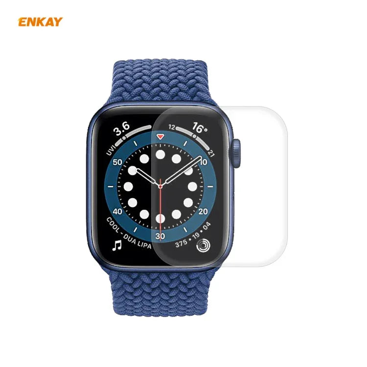 Apple Watch Series 6/5/4/SE 44mm용 ENKAY Hat-Prince 3D 풀 스크린 PET 곡면 핫 벤딩 HD 화면 보호 필름, Apple Watch Series 6/5/4/SE 44mm용