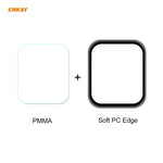 2개 ENKAY 햇-프린스 3D 풀 스크린 소프트 PC 엣지 + PMMA HD 화면 보호 필름, 애플 워치 6/5/4/SE 44mm용, 애플 워치 6/5/4/SE 40mm용