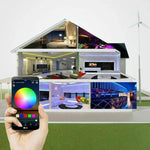 5M 5050 RGB LED 스트립 라이트 WIFI 스마트 홈 전원 키트 세트 (방수 아님)