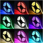 5M 5050 RGB LED 스트립 라이트 WIFI 스마트 홈 전원 키트 세트 (방수 아님)