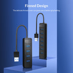 ORICO TWU3-7A-BK 7포트 USB 3.0 허브, TWU3-7A