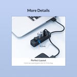 ORICO TWU3-7A-BK 7포트 USB 3.0 허브, TWU3-7A