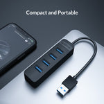 ORICO TWU3-7A-BK 7포트 USB 3.0 허브, TWU3-7A