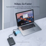 ORICO TWU3-7A-BK 7포트 USB 3.0 허브, TWU3-7A