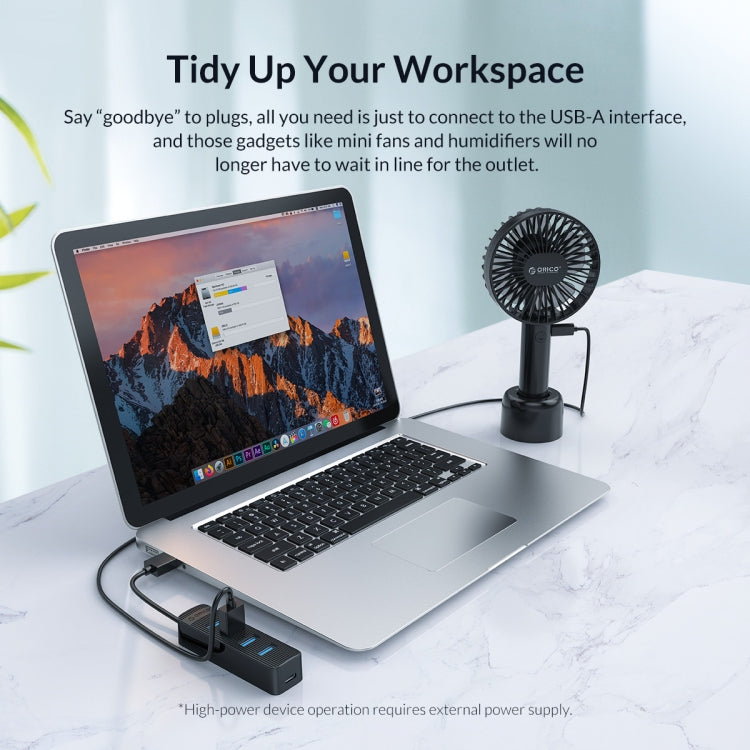 ORICO TWU3-7A-BK 7포트 USB 3.0 허브, TWU3-7A