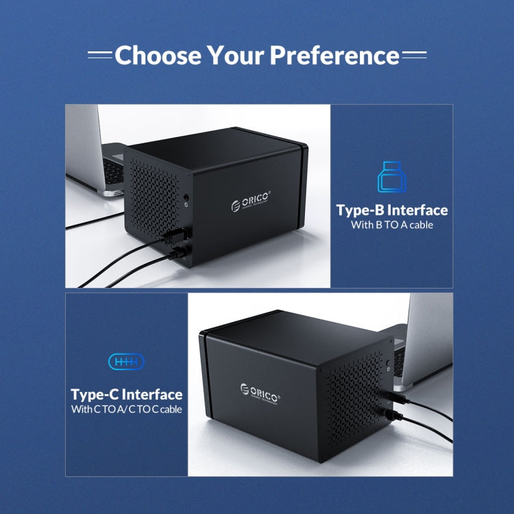 ORICO NS200RU3 2베이 USB3.0 하드 드라이브 인클로저 RAID 지원, NS200RU3