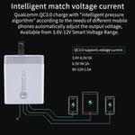SDC-30W 30W QC 3.0 USB + 2.4A 듀얼 USB 2.0 포트 휴대폰 태블릿 PC 범용 고속 충전기 여행용 충전기, 미국 플러그, 미국 플러그