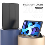 Three-folding Surface Leather Matte TPU Bottom Smart Tablet Case