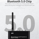 ZS-SGD09 3-in-1 디지털-아날로그 블루투스 5.0 수신기 및 송신기