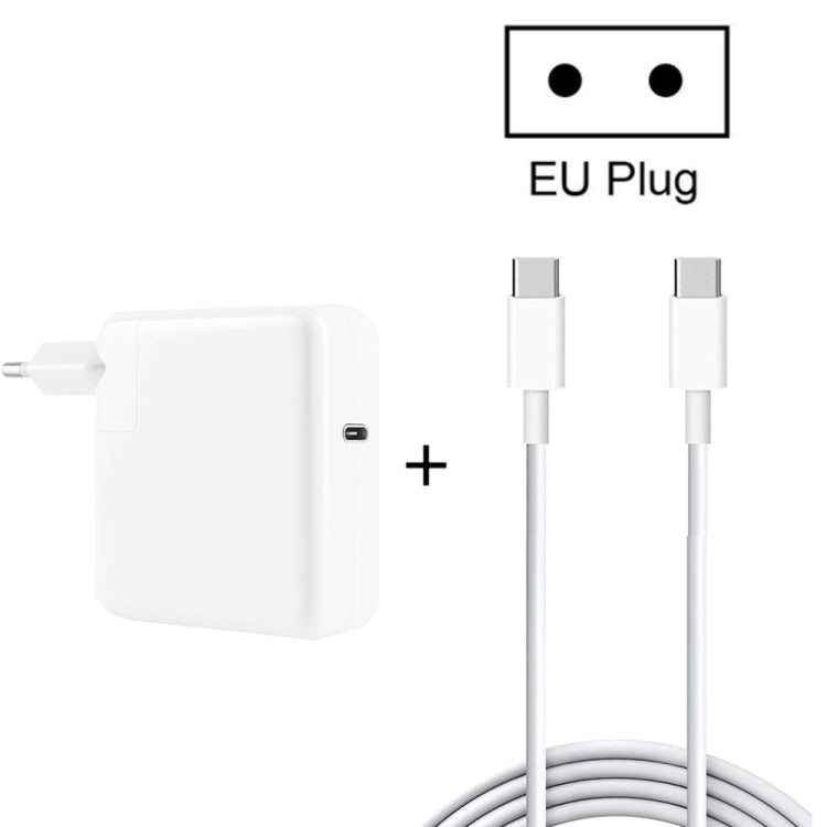 2 in 1 PD3.0 30W USB-C / 타입-C 여행용 충전기 분리형 플러그 + PD3.0 3A USB-C / 타입-C to USB-C / 타입-C 고속 충전 데이터 케이블 세트, 케이블 길이: 1m, EU 플러그, 1m EU 플러그