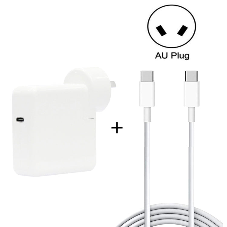 2 in 1 PD 30W USB-C / Type-C + 3A PD 3.0 USB-C / Type-C to USB-C / Type-C Fast Charge Data Cable Set, Cable Length: 2m, AU Plug, 2m AU Plug