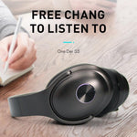 OneDer S3 2-in-1 헤드폰 & 스피커 휴대용 무선 블루투스 헤드폰 노이즈 캔슬링 오버이어 스테레오