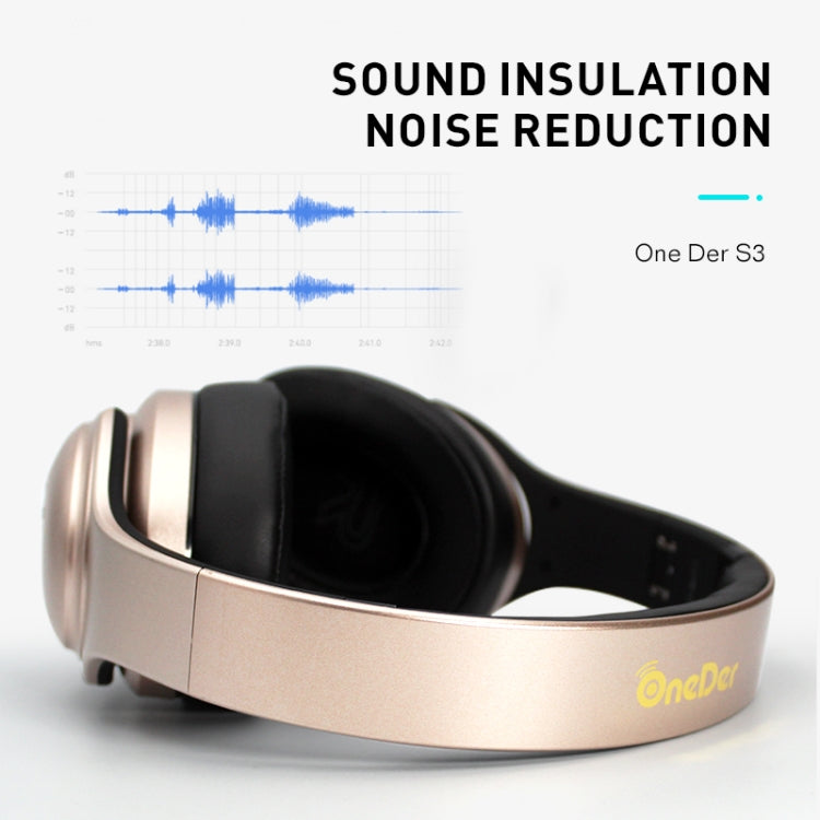 OneDer S3 2-in-1 헤드폰 & 스피커 휴대용 무선 블루투스 헤드폰 노이즈 캔슬링 오버이어 스테레오