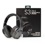 OneDer S3 2-in-1 헤드폰 & 스피커 휴대용 무선 블루투스 헤드폰 노이즈 캔슬링 오버이어 스테레오
