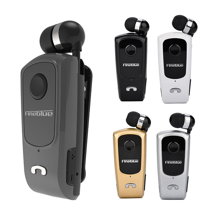 F920 CSR4.1 자동 감김 케이블 발신자 진동 알림 도난 방지 블루투스 헤드셋, 블랙, 화이트, 골드, 실버, 그레이
