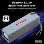 T&G TG271 TWS 서브우퍼 블루투스 스피커, 꼬임 방지 로프 포함, USB/AUX/TF 카드/FM 지원