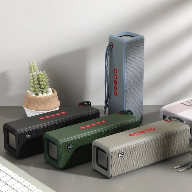 T&G TG271 TWS 서브우퍼 블루투스 스피커, 꼬임 방지 로프 포함, USB/AUX/TF 카드/FM 지원