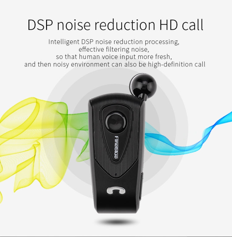 F930 CSR4.1 자동 감김 케이블 발신자 진동 알림 도난 방지 블루투스 헤드셋, 실버