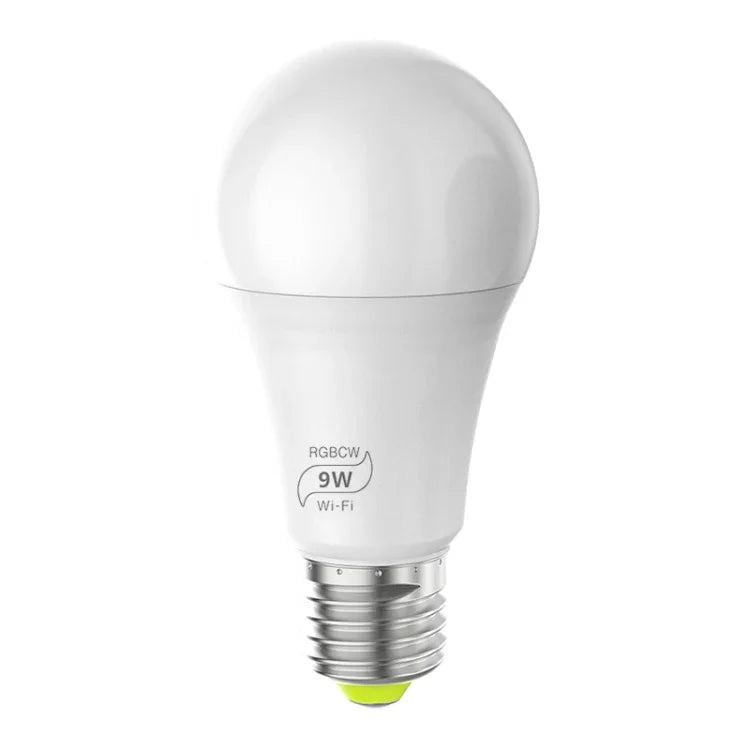 9W E27 RGBCW WIFI LED 스마트 전구 무선 스마트 홈 자동화 조명, 220V