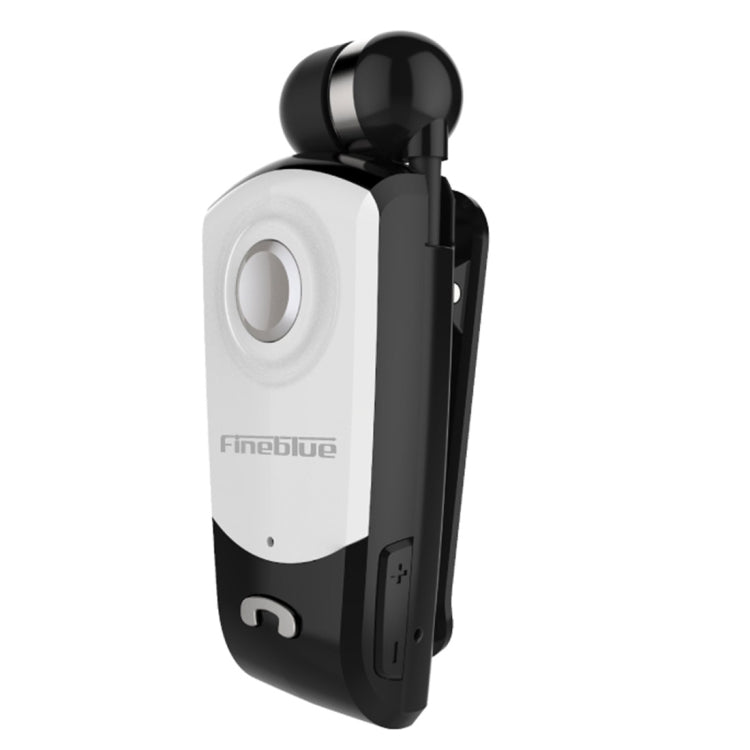 F960 CSR4.1 자동 감김 케이블 발신자 진동 알림 도난 방지 블루투스 헤드셋, 블랙, 화이트, 실버