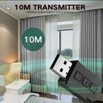 RT02 USB 블루투스 오디오 어댑터 수신 및 송신 2-in-1 블루투스 5.0 핸즈프리 통화 자동차 블루투스 리시버
