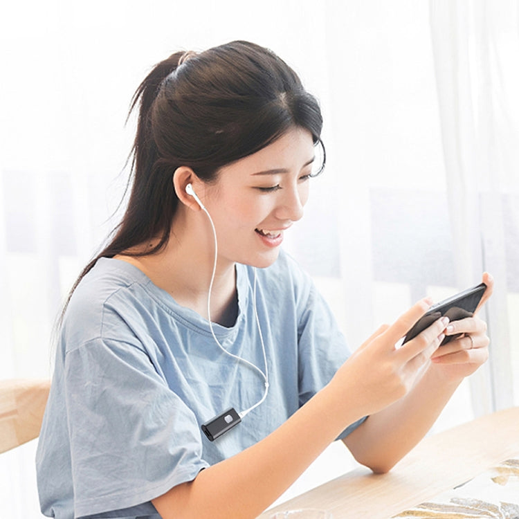SR11 라발리에 블루투스 5.0 오디오 리시버 블루투스 어댑터 TF 카드 지원, SR11