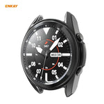 삼성 갤럭시 워치 3 41mm용 2-in-1 ENKAY 햇-프린스 전기 도금 소프트 TPU 케이스 + 0.2mm 9H 2.15D 곡면 엣지 강화유리 필름