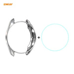 삼성 갤럭시 워치 3 41mm용 2-in-1 ENKAY 햇-프린스 전기 도금 소프트 TPU 케이스 + 0.2mm 9H 2.15D 곡면 엣지 강화유리 필름
