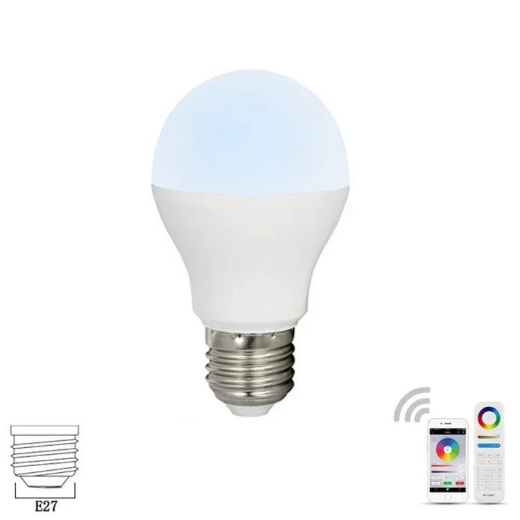 FUT017 6W 듀얼 화이트 LED 전구 2.4GHz RF 제어 가능 WiFi 지원 CCT 조절 밝기 조광 가능