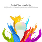 FUT105 12W RGB + CCT LED 전구 조명 E27 실내 조명 2.4G 리모컨 스마트폰 앱 제어 침실 거실 AC100~240V