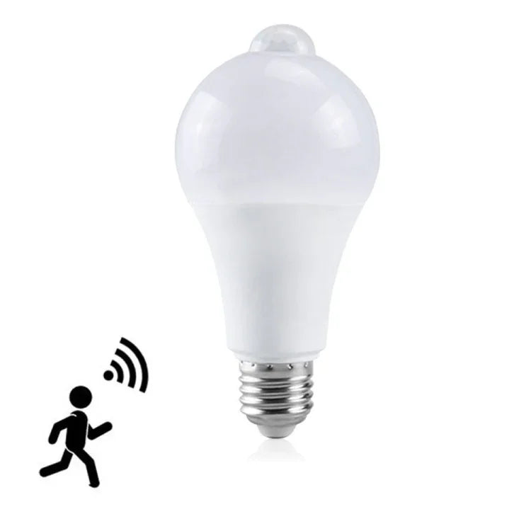 LED 조명 방수 모션 센서 적외선 센서 E27 LED 센서 전구 흰색 빛