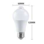 LED 조명 방수 모션 센서 적외선 센서 E27 LED 센서 전구 흰색 빛