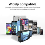 LZ-023 18W QC 3.0 USB Portable Travel Charger + 3A USB to Micro USB Data Cable, EU Plug, Micro USB Data Cable, EU Plug