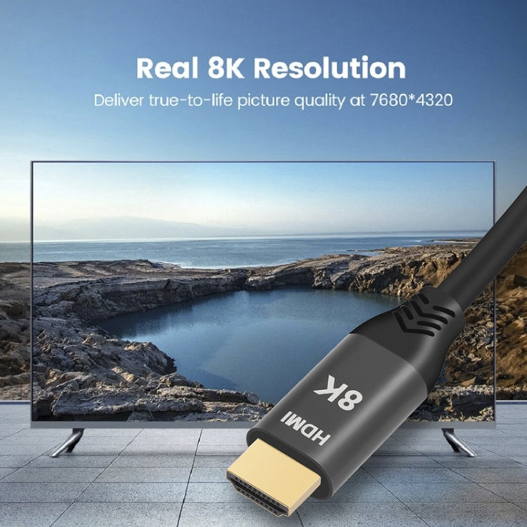 HDMI2.1 8K 120Hz 고화질 HD 케이블, 케이블 길이: 1m, 120Hz 1m