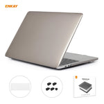 ENKAY 3-in-1 크리스탈 노트북 보호 케이스 + EU 버전 TPU 키보드 필름 + 방진 플러그 세트, MacBook Pro 13.3인치 A1708 (터치 바 없음)용