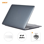 ENKAY 3-in-1 크리스탈 노트북 보호 케이스 + EU 버전 TPU 키보드 필름 + 먼지 방지 플러그 세트, MacBook Air 13.3인치 A1932 (2018)용, MacBook Air 13.3인치 A1932 (2018)용